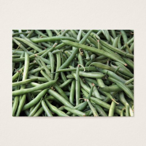 Customizable Green Beans Business Card Templates