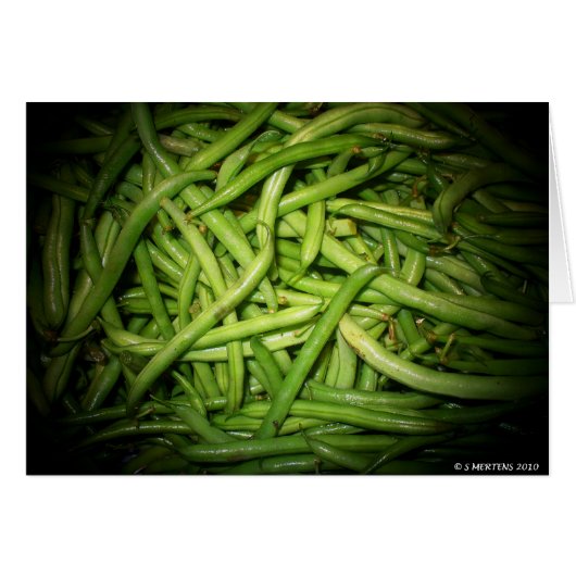 Green Beans in Spotlight Cards (Front Horizontal)
