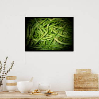 Green Beans in Spotlight Print