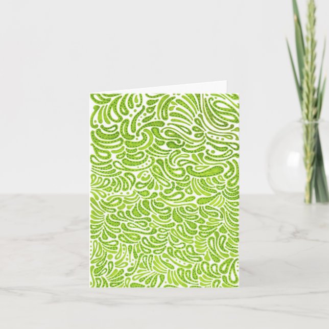 Green Beans Note Card (Front)