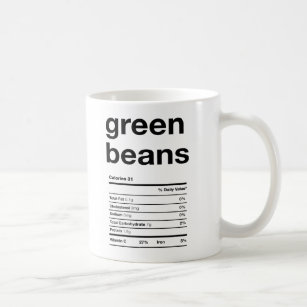 Green Beans Nutrition Information Facts Coffee Mug