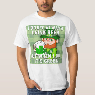 Green Beer for St Patricks Day Meme Humor T-Shirt