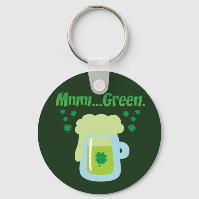 Green Beer Keychain (Front)