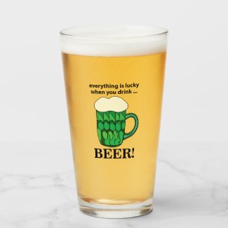 Green Beer Lucky St Patricks Day Green Beer