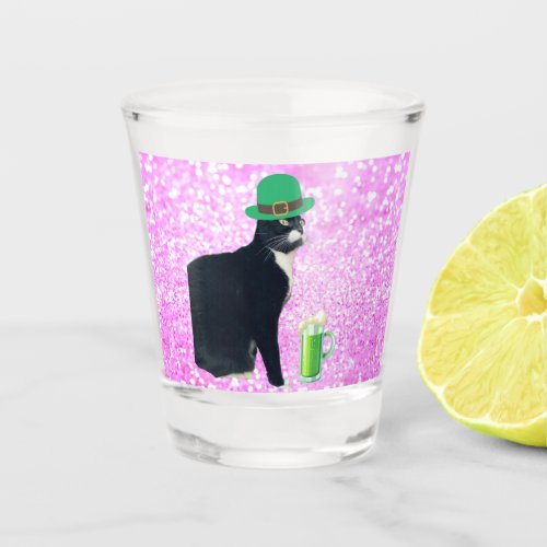 Green Beer Lucy Shot Glass