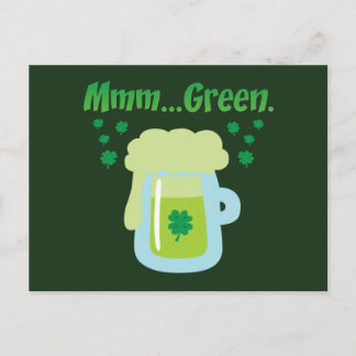 Green Beer Postcard