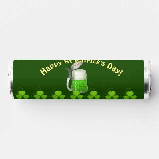Green Beer St Patrick's Day Breath Savers® Mints (Front)