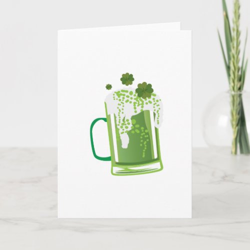 Green Beer St Patricks Day Funny Card