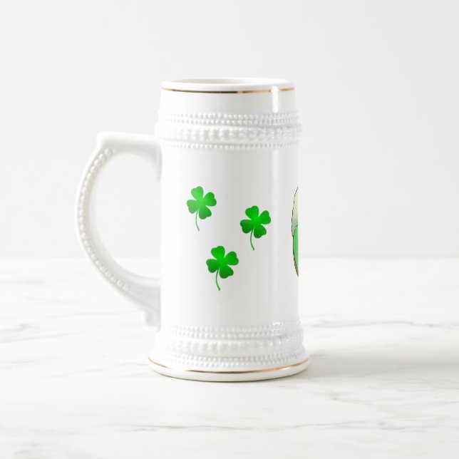 Green Beer Stein (Left)