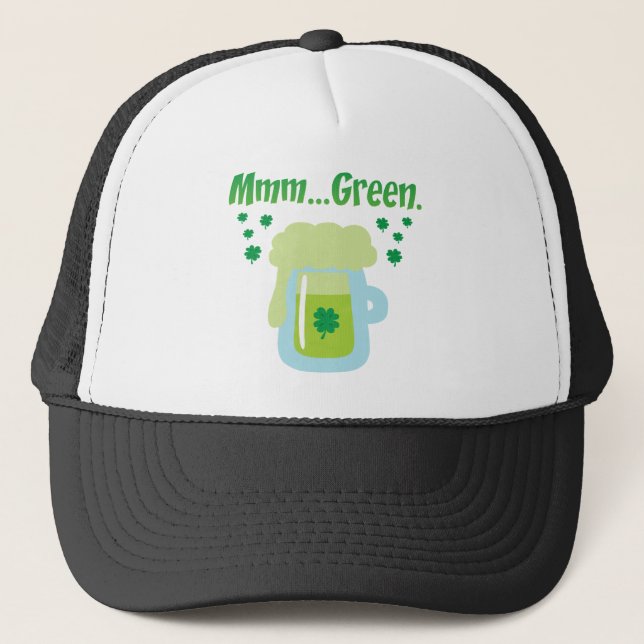 Green Beer Trucker Hat (Front)