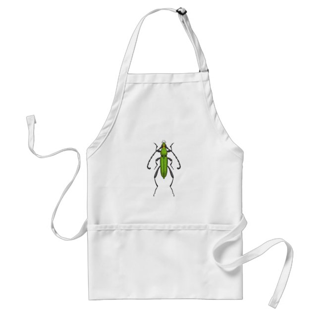 Green beetle adult apron (Front)