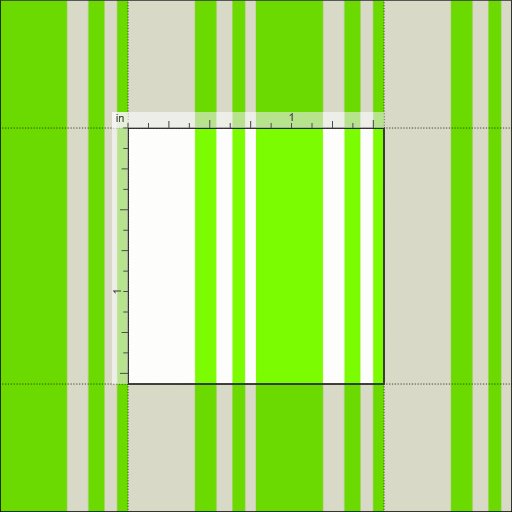 Green & Beige Lines Pattern Fabric