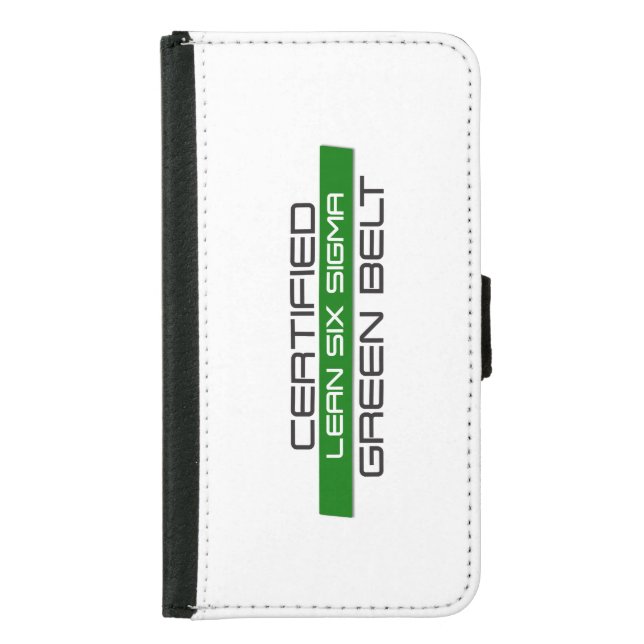 Green Belt Galaxy S5 Wallet Case (Front)