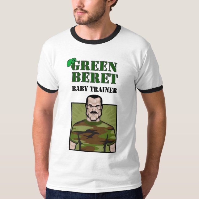 Green Beret Baby Trainer T-Shirt (Front)
