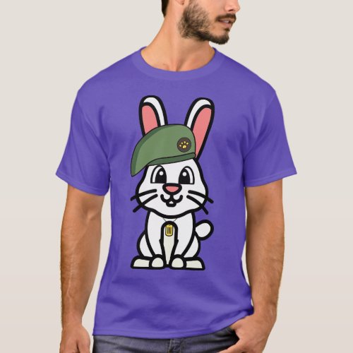 Green Beret Bunny T_Shirt