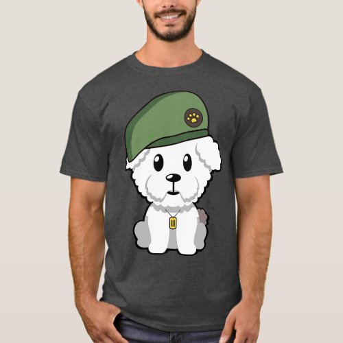 Green Beret dog T_Shirt