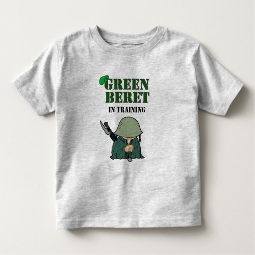 Green Beret In Training Toddler T_shirt