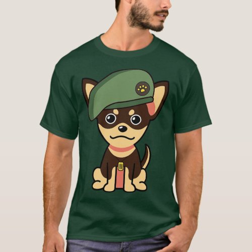 Green Beret small dog T_Shirt