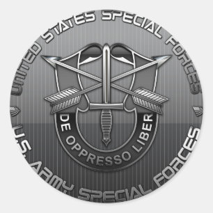 Green Berets DUI Special Edition Classic Round Sticker