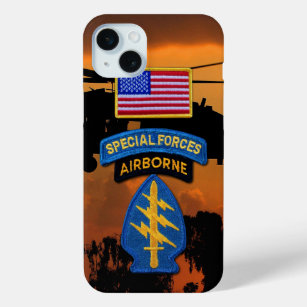 Green Berets Special Forces Groups Veterans Vets iPhone 15 Plus Case