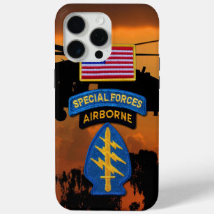 Green Berets Special Forces Groups Veterans Vets iPhone 15 Pro Max Case