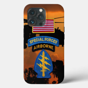 Green Berets Special Forces Groups Veterans Vets iPhone 13 Pro Case