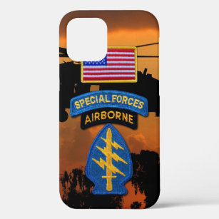 Green Berets Special Forces Groups Veterans Vets iPhone 12 Pro Case
