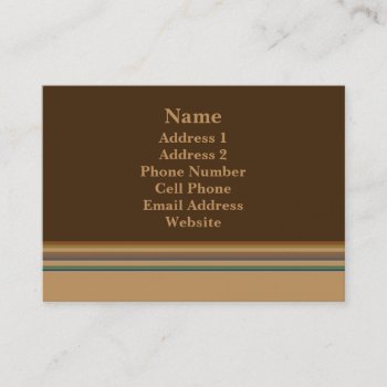 Green Biege Business Business Card by DonnaGrayson at Zazzle