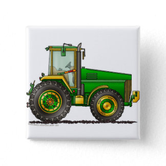 Green Big Tractor Pins