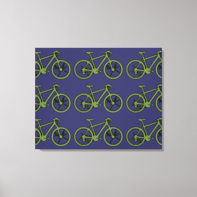 green bikes decor wall (Front)