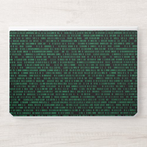 Green Binary Numeral System HP Laptop Skin
