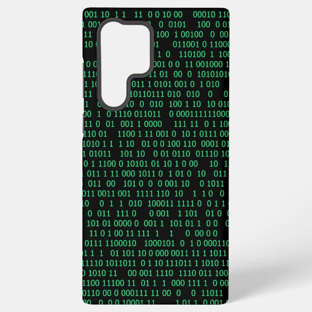 Green Binary Numeral System Samsung Galaxy Case (Back)