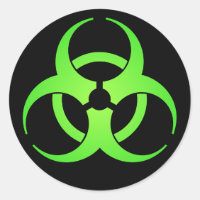 Green Biohazard Symbol