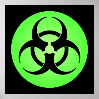 Biohazard Symbol Posters | Zazzle