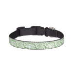 Green Biology Pattern Pet Collar