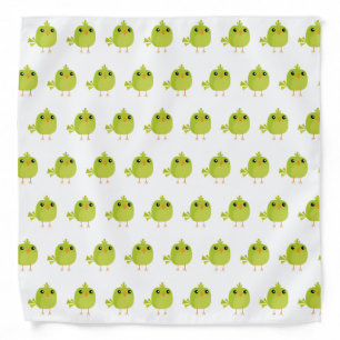 Green Bird Cartoon   Bandana