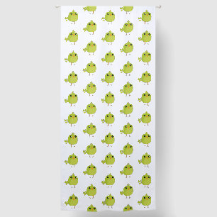 Green Bird Cartoon Blackout Curtains