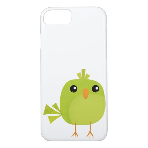 Green Bird Cartoon   iPhone 87 Case