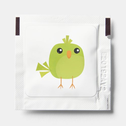 Green Bird Cartoon   Hand Sanitizer Packet