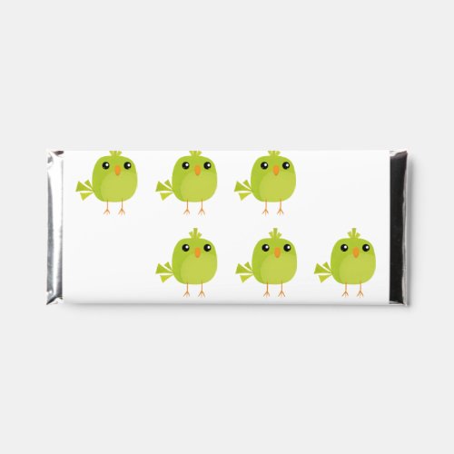 Green Bird Cartoon  Hershey Bar Favors