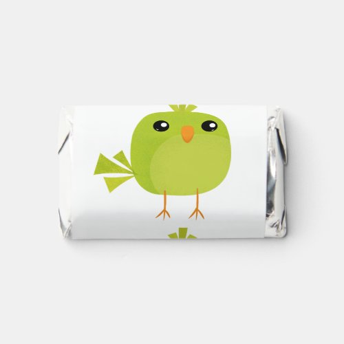 Green Bird Cartoon   Hersheys Miniatures