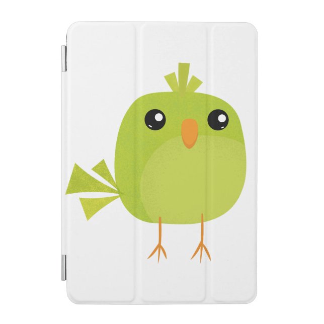 Green Bird Cartoon   iPad Mini Cover (Front)