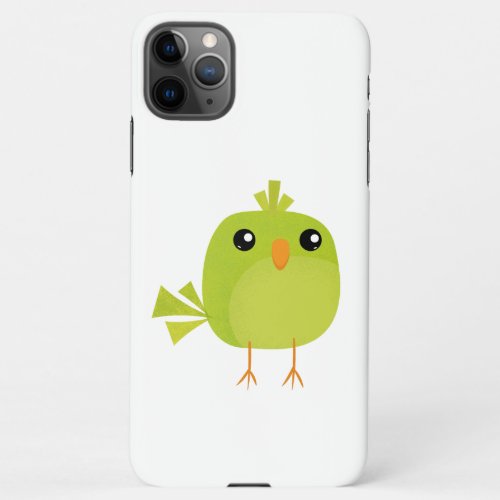 Green Bird Cartoon   iPhone 11Pro Max Case