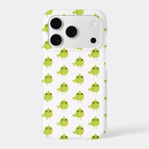Green Bird Cartoon iPhone 17 Pro Case