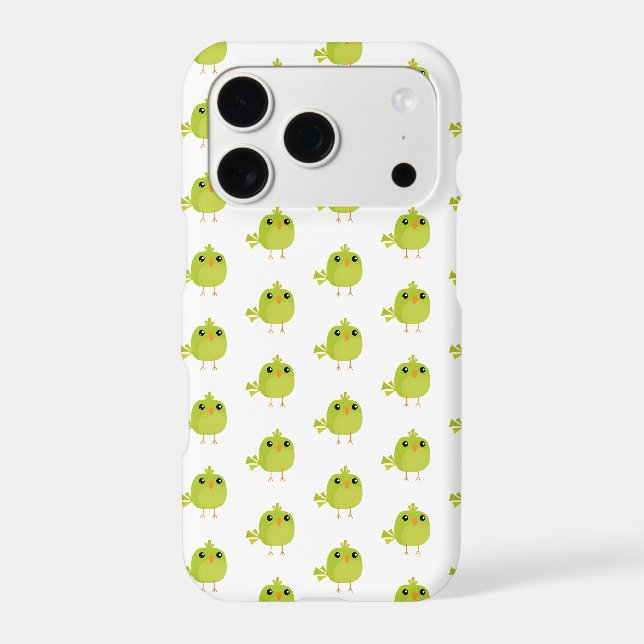 Green Bird Cartoon   iPhone Case (Back)