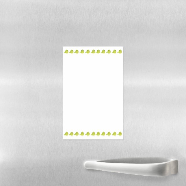Green Bird Cartoon   Magnetic Dry Erase Sheet (In Situ)