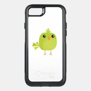 Green Bird Cartoon OtterBox Commuter iPhone SE/8/7 Case