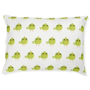 Green Bird Cartoon  Pet Bed