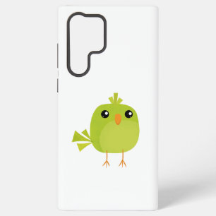 Green Bird Cartoon Samsung Galaxy S22 Ultra Case