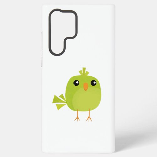 Green Bird Cartoon   Samsung Galaxy S22 Ultra Case